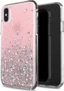 Wozinsky Wozinsky Star Glitter błyszczące etui pokrowiec z brokatem Xiaomi Redmi Note 8 Pro różowy 2