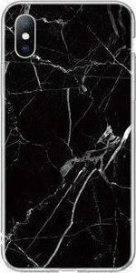 Wozinsky Wozinsky Marble żelowe etui pokrowiec marmur iPhone 12 5,4'' czarny 2