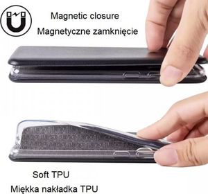 Pokrowiec Smart Diva do Xiaomi Redmi 9 ciemno zielony 8