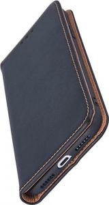 Pokrowiec skórzany Smart Pro do Samsung A21S czarny 2