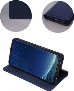 Pokrowiec skórzany Smart Pro do Huawei P40 Pro granatowy 3