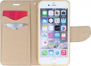 Pokrowiec Smart Fancy do Huawei P40 Lite czarno-złoty 3