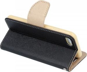 Pokrowiec Smart Fancy do Huawei P40 Lite czarno-złoty 5