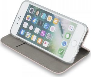 Pokrowiec Smart Magnetic do Motorola G8 Power różowo-złoty 3