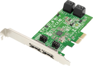 Kontroler Dawicontrol PCIe 2.0 x2 - 4x SATA 3 + 2x eSATA (DC-624e) 1