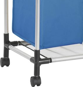 Kosz na pranie vidaXL niebieski (288332) 5