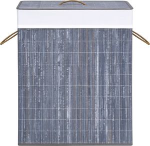 Kosz na pranie vidaXL 100L szary (320742) 4
