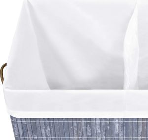 Kosz na pranie vidaXL 100L szary (320742) 7