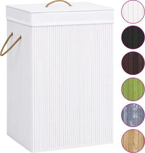 Kosz na pranie vidaXL biały (320751) 2