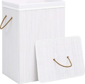 Kosz na pranie vidaXL biały (320751) 3