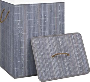 Kosz na pranie vidaXL szary (320755) 3