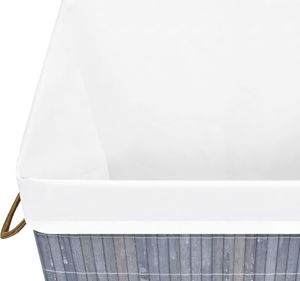 Kosz na pranie vidaXL szary (320755) 7