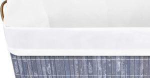 Kosz na pranie vidaXL 83L szary (320756) 7