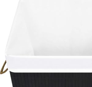 Kosz na pranie vidaXL czarny (320757) 7