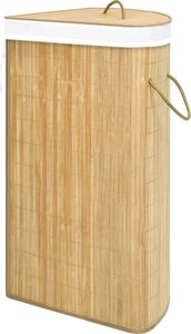 Kosz na pranie vidaXL 60L brązowy (320759) 4