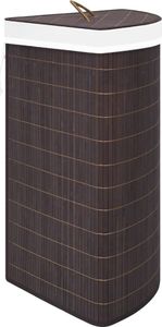 Kosz na pranie vidaXL 60L brązowy (320760) 5