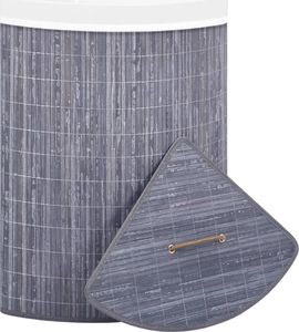 Kosz na pranie vidaXL 60L szary (320761) 3