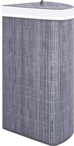 Kosz na pranie vidaXL 60L szary (320761) 5