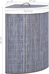 Kosz na pranie vidaXL 60L szary (320761) 8