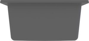 Zlewozmywak vidaXL Zlew kuchenny z otworem przelewowym, szary, granitowy 4