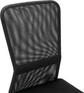 Krzesło biurowe vidaXL Czarne 5