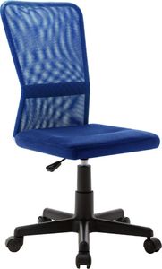 Krzesło biurowe vidaXL Niebieskie 1