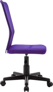 Krzesło biurowe vidaXL Fioletowe 3