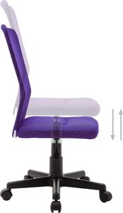 Krzesło biurowe vidaXL Fioletowe 6