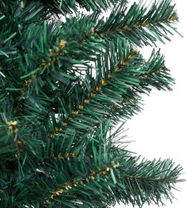 vidaXL Choinka sztuczna na stojaku Zielona 4