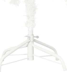 vidaXL Choinka sztuczna na stojaku Biała 5