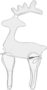 Dekoracja świąteczna vidaXL renifer 5