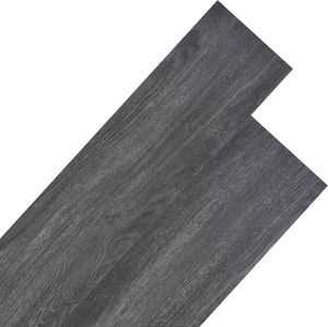 vidaXL Panele podłogowe z PVC, 4,46 m, 3 mm, czarne 1