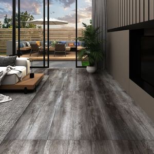 vidaXL Panele podłogowe PVC, 4,46m, 3mm, samoprzylepne drewno w paski 1