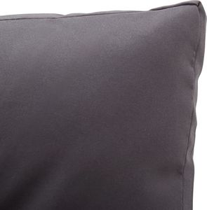 vidaXL 2-osobowa sofa ogrodowa z poduszkami, szara, 124 cm, rattan PE 4