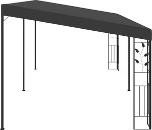 vidaXL Altana przyścienna, 6 x 3 x 2,5 m, antracytowa 4