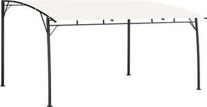 vidaXL Zadaszenie ogrodowe, 4 x 3 x 2,25 m, kremowe 1