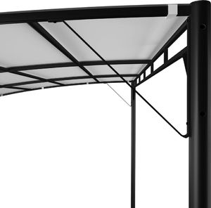 vidaXL Zadaszenie ogrodowe, 4 x 3 x 2,25 m, kremowe 5