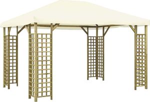 vidaXL Altana, 4x3 m, kremowa 1