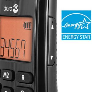 Telefon stacjonarny Doro Czarny 9