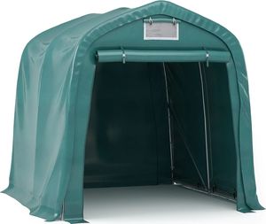 vidaXL Namiot garażowy z PVC, 1,6 x 2,4 m, zielony 1
