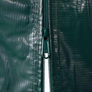 vidaXL Namiot garażowy z PVC, 1,6 x 2,4 m, zielony 5