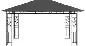 vidaXL Altana ogrodowa z moskitierą, 4x3x2,73 m, kremowa, 180 g/m 3