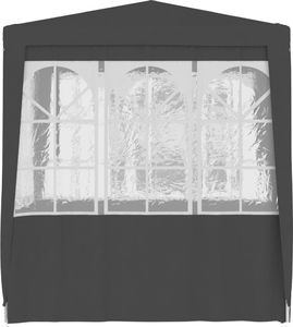 vidaXL Namiot imprezowy ze ściankami, 2,5x2,5 m, antracytowy, 90 g/m 5