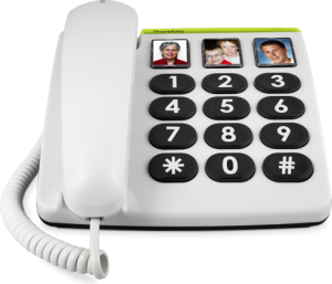 Telefon stacjonarny Doro Biały 1