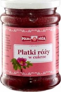 Polska Róża Płatki róży w cukrze 320 g Polska Roża 1