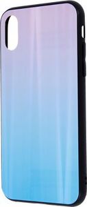Nakładka Aurora Glass do Xiaomi Redmi 9 niebiesko różowy 2