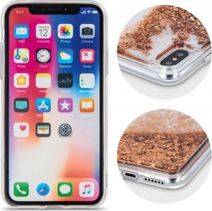Nakładka Liquid Sparkle TPU do Samsung A21s złota 5