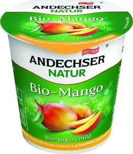 Andechser Jogurt z mango 3,7% BIO 150 g Andechser Natur 1