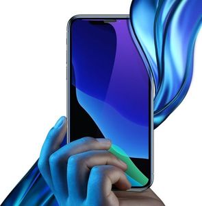 Baseus Szkło hartowane 0,3mm Baseus z osłoną głośniczka i filtrem światła niebieskiego do iPhone XS Max (2szt.) 2