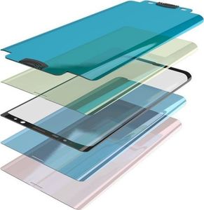 Hurtel 3D Edge Nano Flexi Glass folia szklana szkło hartowane na cały ekran z ramką Samsung Galaxy Note 20+ (Note 20 Plus) przezroczysty 2